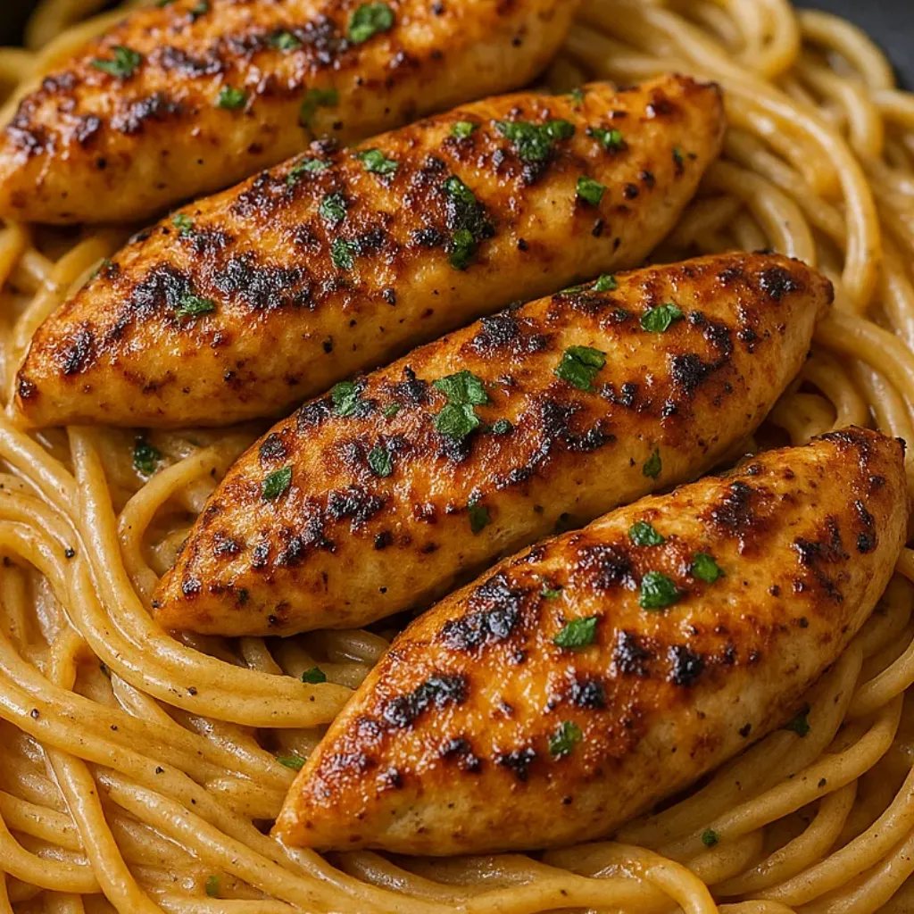Spicy Cajun Chicken Linguine