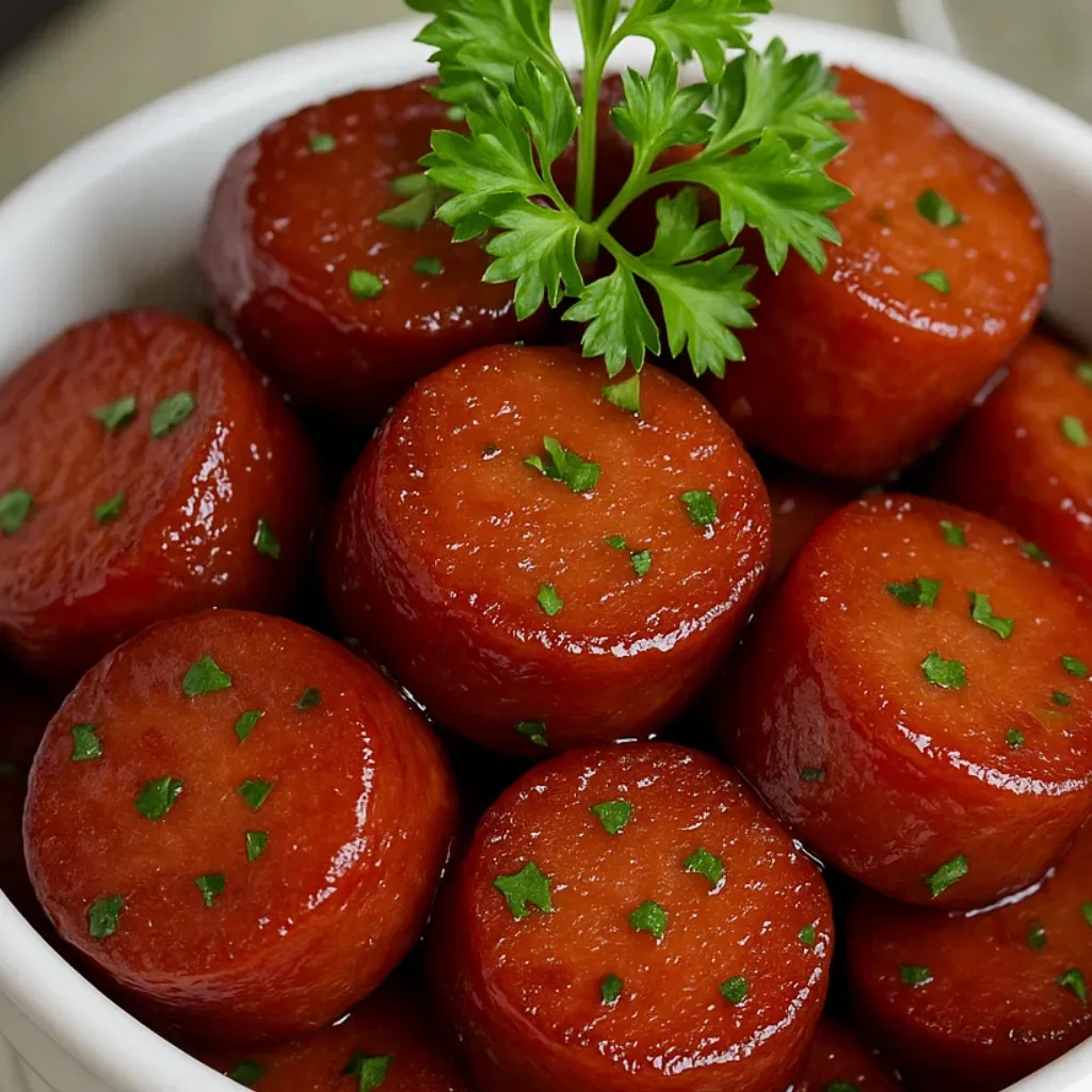 Slow Cooker Kielbasa Bites